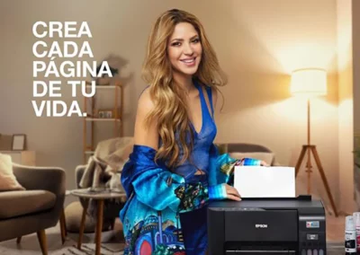 Shakira Campagne Epson