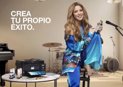 Shakira Campagne Epson