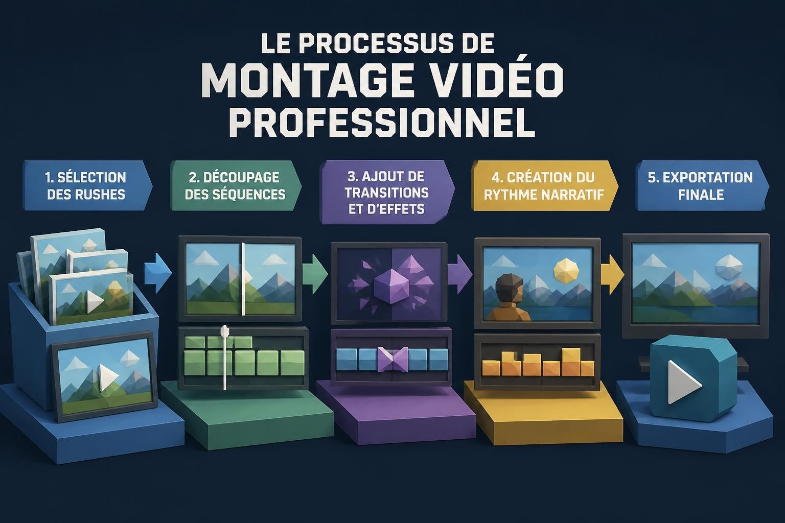 Le montage vidéo : processus, techniques et bonnes pratiques